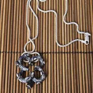 925 DIamond Clover DWECK necklace